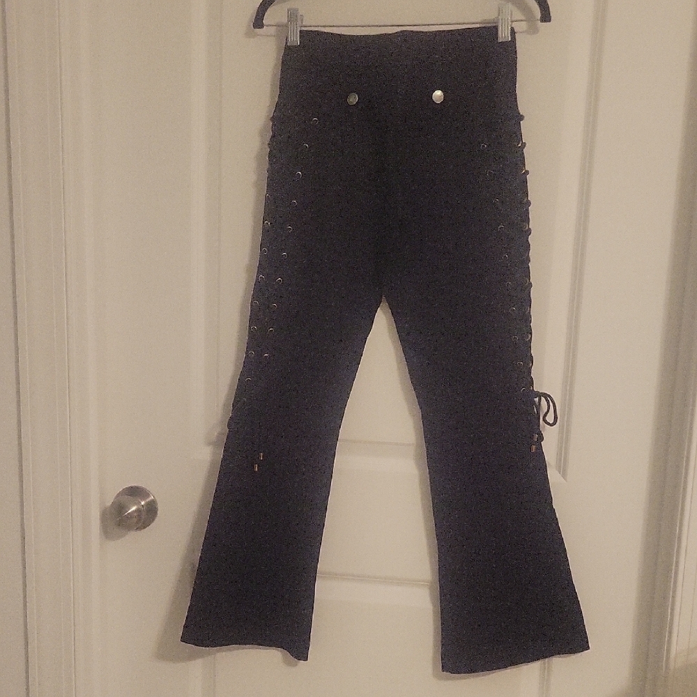 Cache Navy Nautical Style Pants - Picture 2 of 5